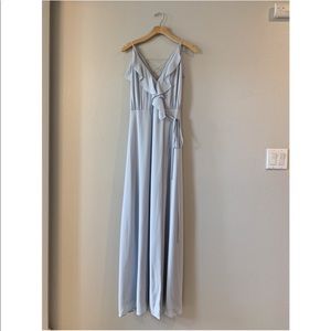 WAYF Jamie Ruffle Wrap Gown